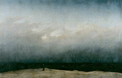 The Monk by the Sea, by Caspar David Friedrich