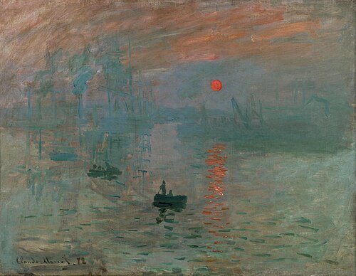 Impression, Sunrise, by Claude Monet