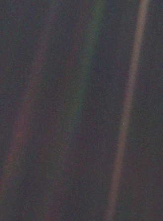 Pale Blue Dot, by Voyager 1 / NASA