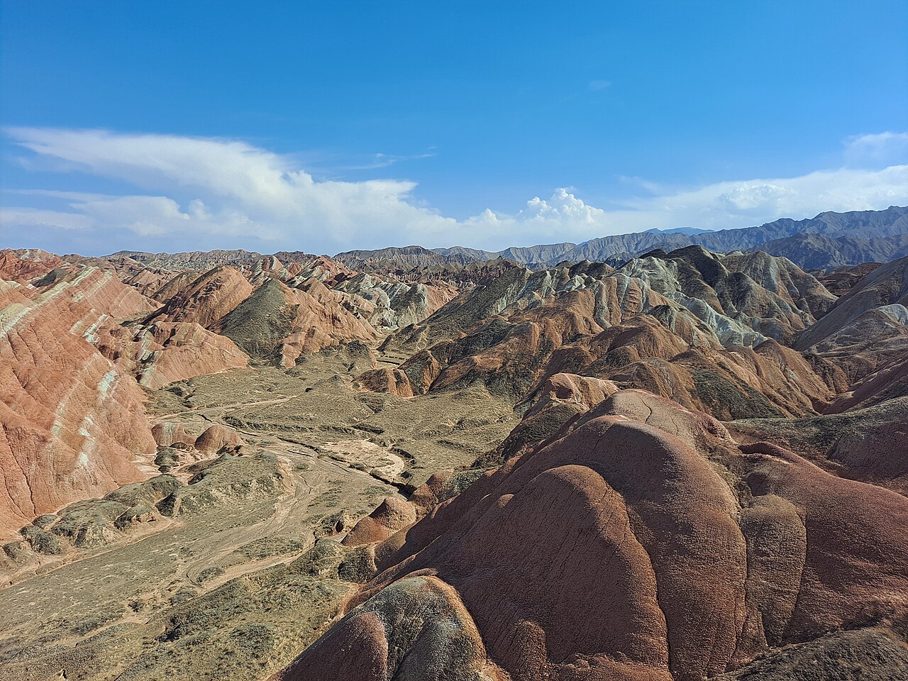 Zhangye Danxia (Rainbow Mountains), by Photograph by H2v5o68z