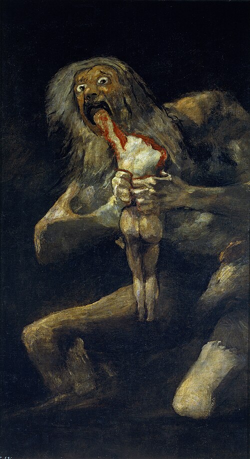 Saturn Devouring His Son, by Francisco Goya