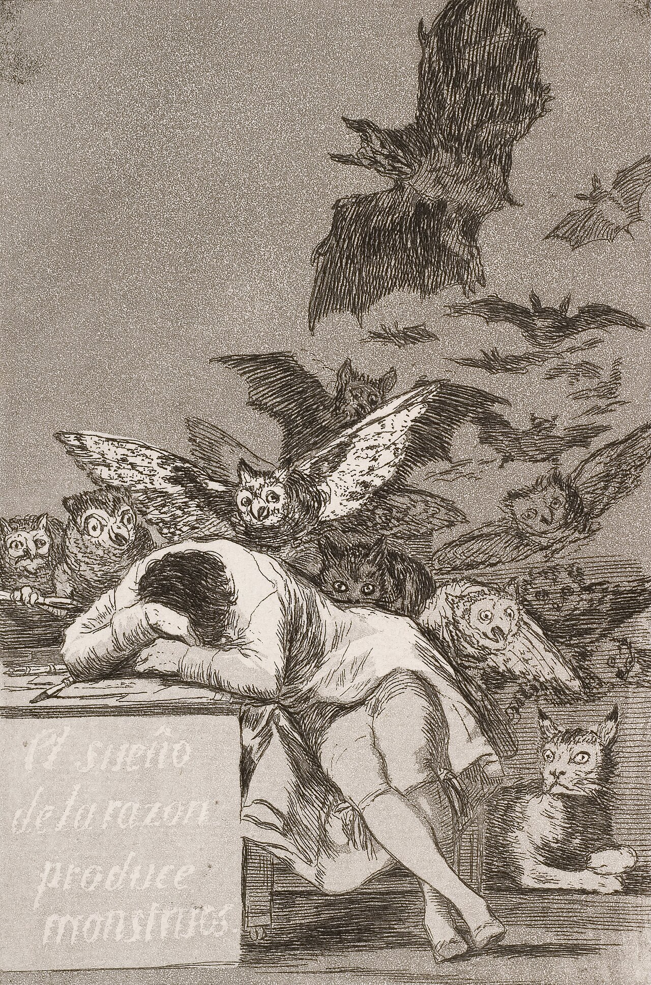 The Sleep of Reason Produces Monsters, by Francisco Goya
