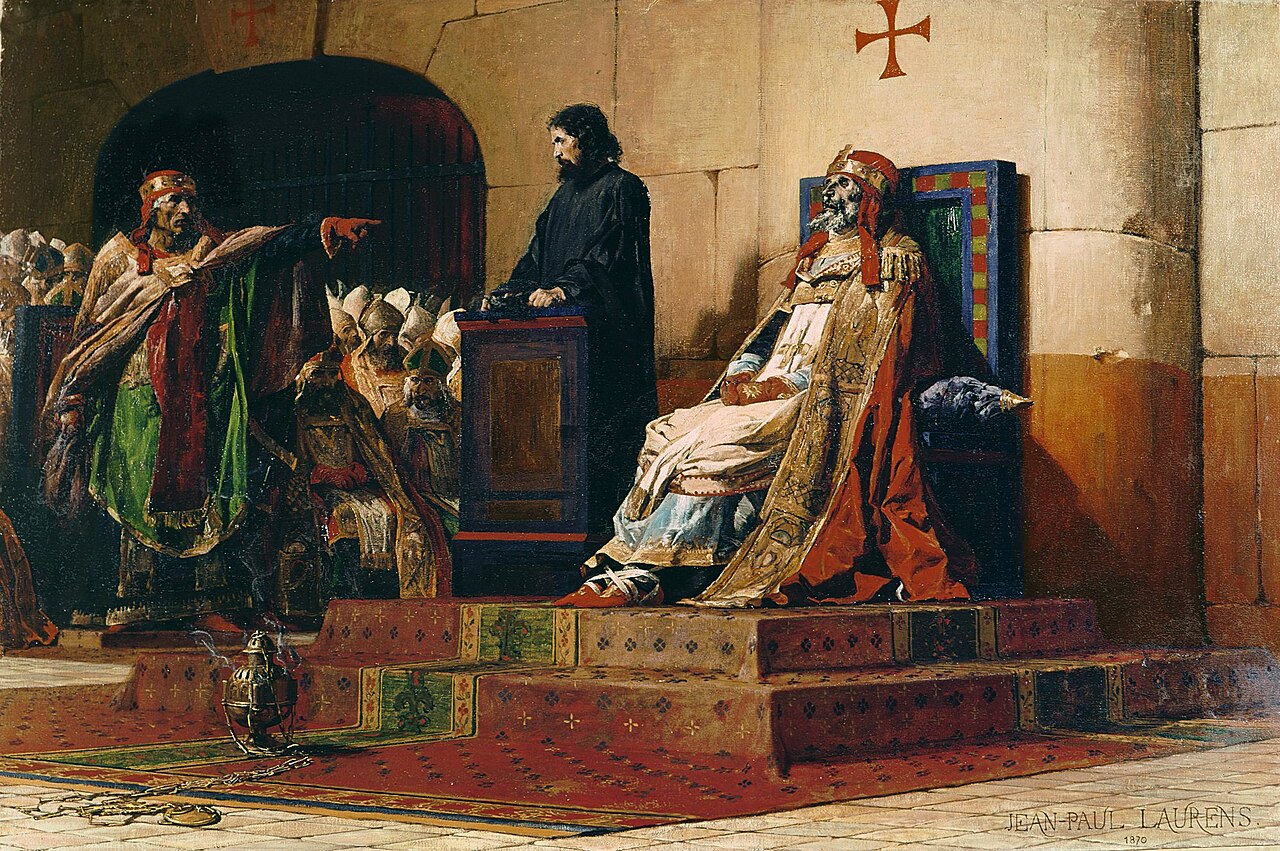 Jean-Paul Laurens’s painting of Pope Stephen VI accusing the corpse of Pope Formosus