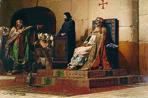 Jean-Paul Laurens’s painting of Pope Stephen VI accusing the corpse of Pope Formosus