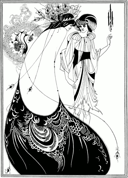 The Peacock Skirt, by Aubrey Beardsley