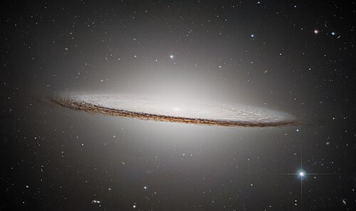 The Sombrero Galaxy, by NASA / ESA Hubble Space Telescope