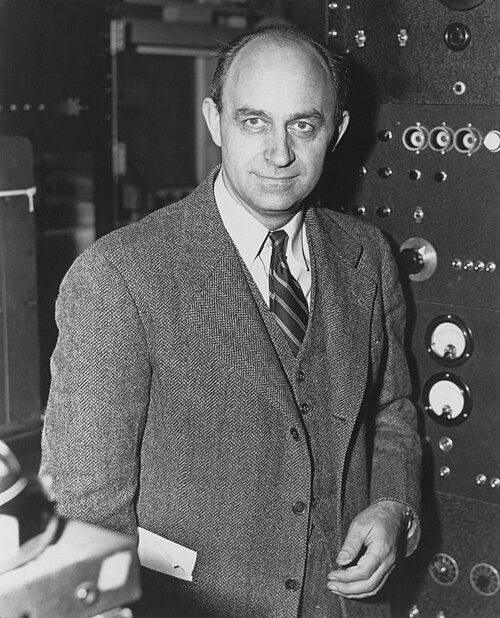 Portrait of physicist Enrico Fermi